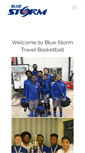 Mobile Screenshot of bluestormtravelbasketball.com